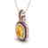 2.50 CTW Citrine With Black Micro VS/SI Diamond - 2