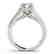 1 CTW Certified VS/SI Diamond Solitaire Ring 14K White - 2