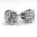 1.0 CTW VS/SI Cushion Cut Diamond Stud Solitaire