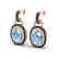 5 CTW Sky Blue Topaz With Black & Micro VS/SI Diamond