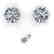 2.0 CTW Certified VS/SI Diamond Stud Art Deco Earrings - 2