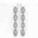 5.33 CTW Marquise Diamond Designer Earrings 18K White