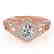1.4 CTW Certified VS/SI Diamond Solitaire Halo Ring 14K