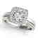 1.33 CTW Certified VS/SI Diamond Solitaire Halo Ring - 2