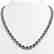 24.07 CTW London Topaz & Diamond Halo Necklace 10K