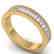 1 CTW Baguette VS/SI Diamond Art Deco Eternity Band 18K