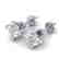 1 CTW Certified VS/SI Diamond Solitaire Stud Earrings - 2