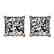2.50 CTW Certified VS/SI Quality Princess Diamond Stud