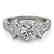1.56 CTW Certified VS/SI Diamond Solitaire Halo Ring