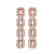10.73 CTW Morganite & Diamond Halo Earrings 10K Rose