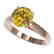 2.50 CTW Certified Intense Yellow SI Diamond Solitaire