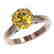 2.50 CTW Certified Intense Yellow SI Diamond Solitaire - 2
