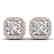 1.08 CTW Certified VS/SI Diamond Solitaire Stud Halo