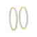 3.15 CTW Diamond VS/SI Certified 30 Mm Hoop Earrings - 2