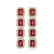 12.41 CTW Tourmaline & Diamond Halo Earrings 10K Yellow