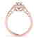 1.3 CTW Certified VS/SI Diamond Solitaire Halo Ring 14K - 2