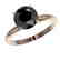 2.50 CTW Fancy Black VS Diamond Solitaire Engagement - 2