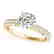 0.7 CTW Certified VS/SI Diamond Solitaire Antique Ring
