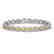 10.07 CTW Fancy Citrine & Diamond Halo Bracelet 10K