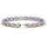 10.07 CTW Fancy Citrine & Diamond Halo Bracelet 10K - 2
