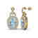 5 CTW Sky Blue Topaz And Micro VS/SI Diamond Pave - 2