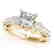 1.5 CTW Certified VS/SI Diamond 3 Stone Princess Cut