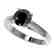 1.50 CTW Fancy Black VS Diamond Solitaire Engagement