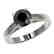 1.50 CTW Fancy Black VS Diamond Solitaire Engagement - 2