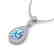 2.25 CTW Sky Blue Topaz & Micro Pave VS/SI Diamond