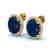 6 CTW Sapphire & Micro Pave VS/SI Diamond Earrings Halo