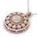 0.91 CTW Certified VS/SI Diamond Art Deco Necklace 18K - 2