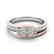 1.45 CTW Certified VS/SI Diamond 2 Stone Ring 14K White