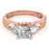 1.35 CTW Certified VS/SI Princess Cut Diamond 3 Stone