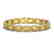 23.74 CTW Fancy Citrine & Diamond Halo Bracelet 10K