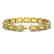 23.74 CTW Fancy Citrine & Diamond Halo Bracelet 10K - 2