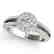 0.75 CTW Certified VS/SI Diamond Solitaire Halo Ring