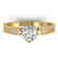 1.22 CTW Certified VS/SI Diamond Solitaire Art Deco