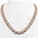 37.69 CTW Opal & Diamond Halo Necklace 10K Rose Gold