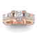 5.5 CTW Certified VS/SI Diamond Art Deco 3 Stone Micro