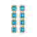 11.13 CTW Swiss Topaz & Diamond Halo Earrings 10K