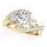 2.01 CTW Certified VS/SI Diamond Bypass Solitaire Ring
