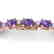 12 CTW Amethyst & VS/SI Diamond Eternity Bracelet 10K