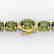 17.25 CTW Green Tourmaline & VS/SI Diamond Tennis Micro