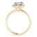 0.92 CTW Certified VS/SI Cushion Diamond Solitaire Halo - 2