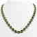 45.93 CTW Emerald & Diamond Halo Necklace 10K Rose Gold