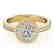 0.8 CTW Certified VS/SI Diamond Solitaire Halo Ring 14K