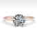 1.0 CTW VS/SI Diamond Art Deco Ring 14K Rose Gold