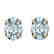 5 CTW Aquamarine Designer Inspired Solitaire Stud