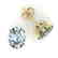 5 CTW Aquamarine Designer Inspired Solitaire Stud - 2