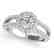 1.25 CTW Certified VS/SI Diamond Solitaire Halo Ring